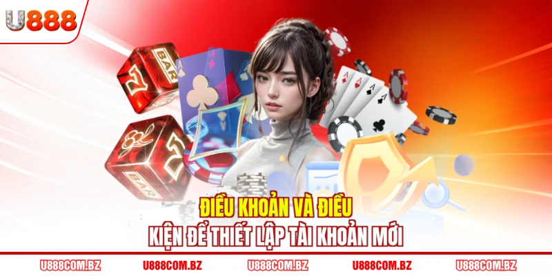 Điều khoản và điều kiện để thiết lập tài khoản mới