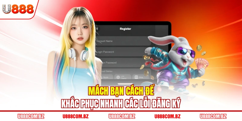 Mách bạn cách để khắc phục nhanh các lỗi đăng ký